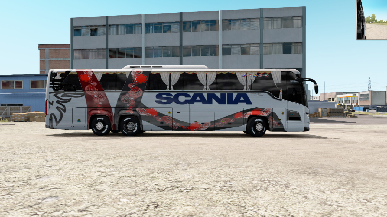 scania touring White 2021 ets2 and ATS for 1.39 and 1.40 mods